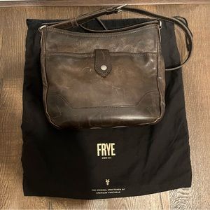 *Brand New* Frye Melissa Button Crossbody Bag - Slate